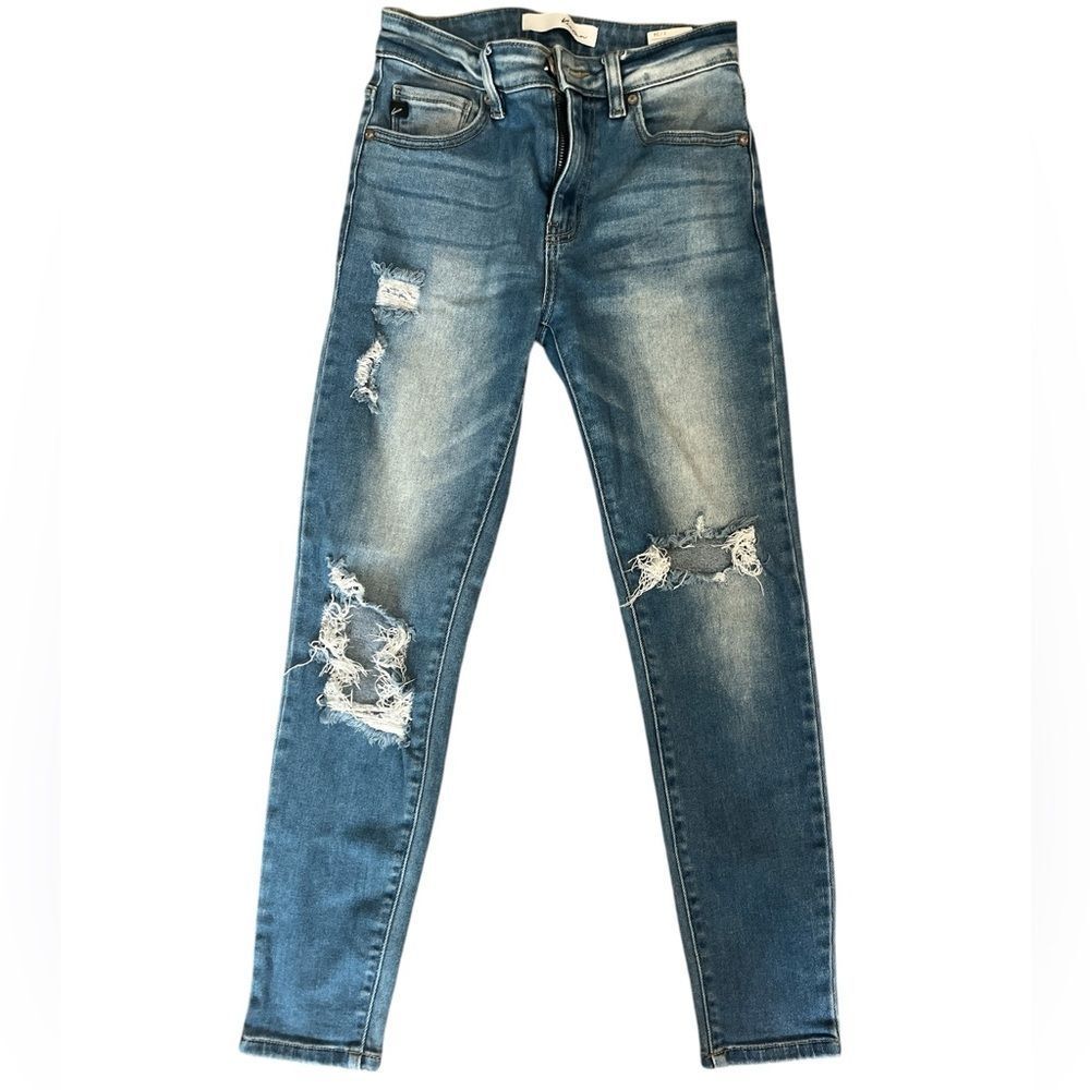 KanCan Distressed Light Blue Skinny Jeans